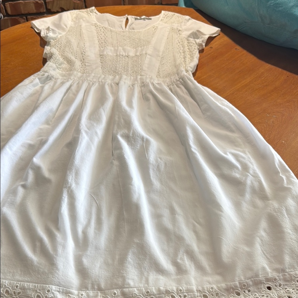 DE Collection White Embroidered Sundress
